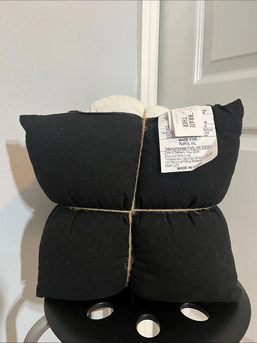 Halloween Eek Boo 3-Pack Throw Pillow Set from Celebrate Together NWT Kohl's